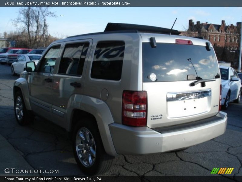 Bright Silver Metallic / Pastel Slate Gray 2008 Jeep Liberty Limited 4x4