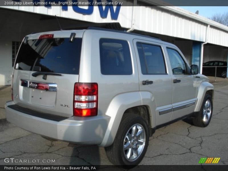 Bright Silver Metallic / Pastel Slate Gray 2008 Jeep Liberty Limited 4x4