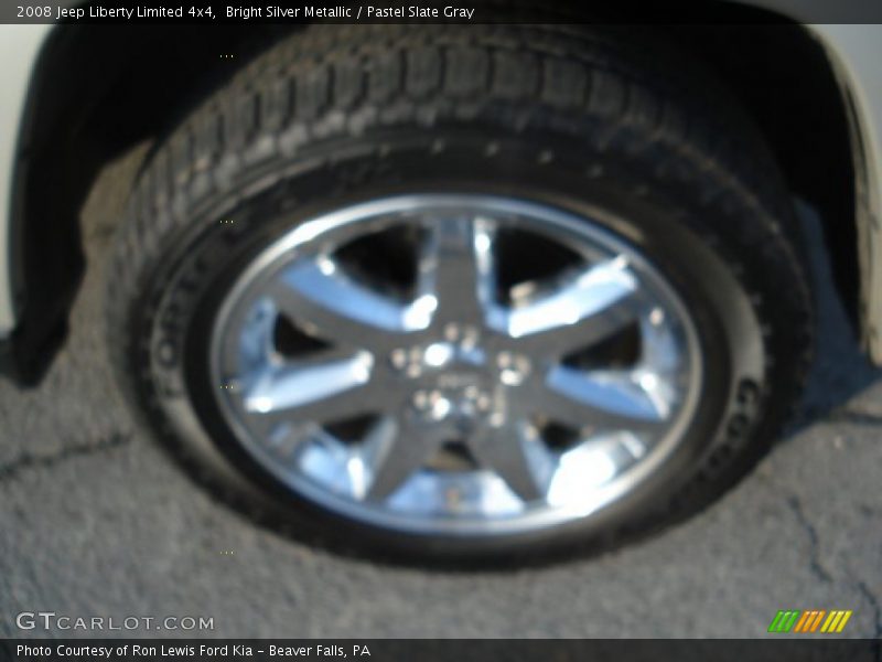 Bright Silver Metallic / Pastel Slate Gray 2008 Jeep Liberty Limited 4x4