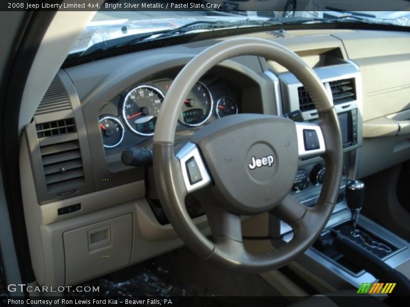 Bright Silver Metallic / Pastel Slate Gray 2008 Jeep Liberty Limited 4x4