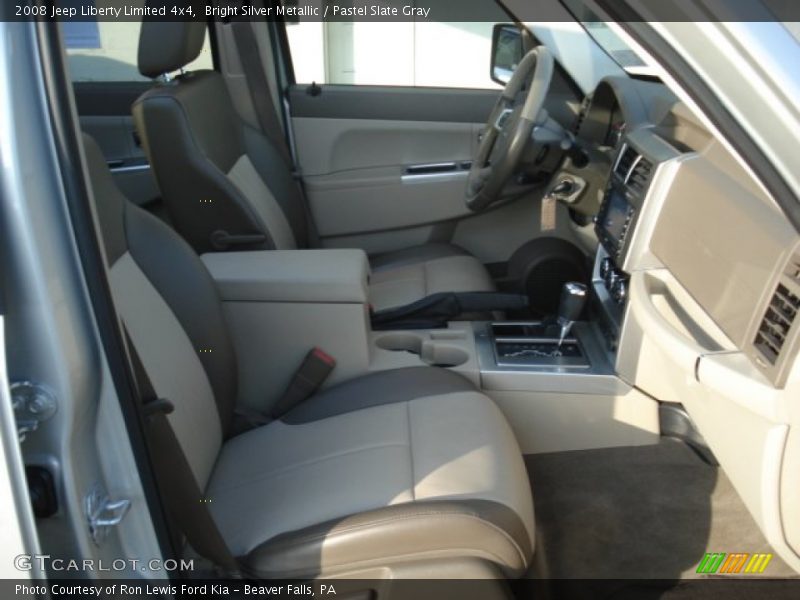 Bright Silver Metallic / Pastel Slate Gray 2008 Jeep Liberty Limited 4x4