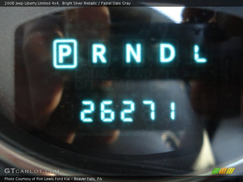 Bright Silver Metallic / Pastel Slate Gray 2008 Jeep Liberty Limited 4x4