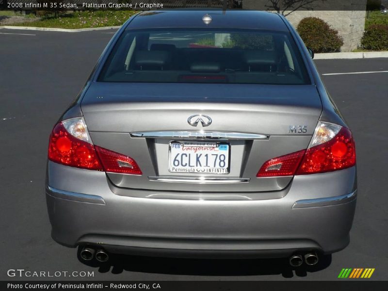 Platinum Graphite / Graphite 2008 Infiniti M 35 Sedan