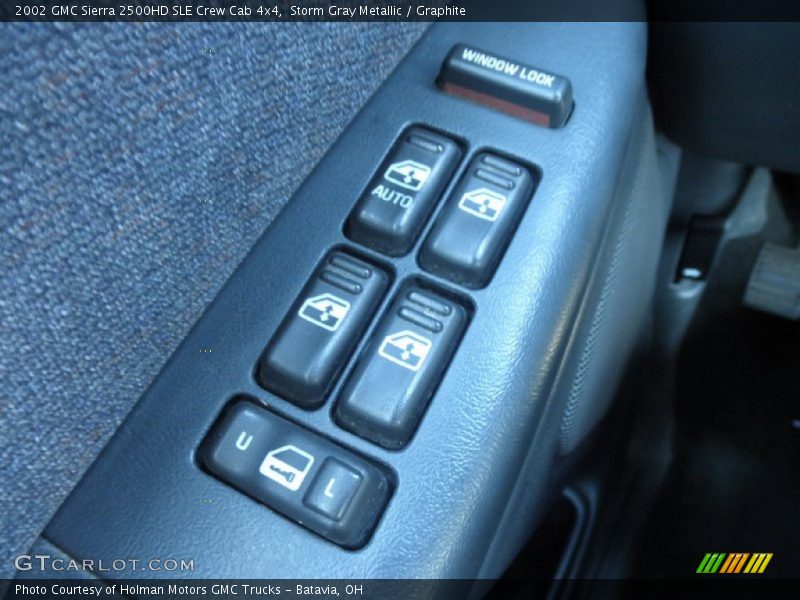 Storm Gray Metallic / Graphite 2002 GMC Sierra 2500HD SLE Crew Cab 4x4