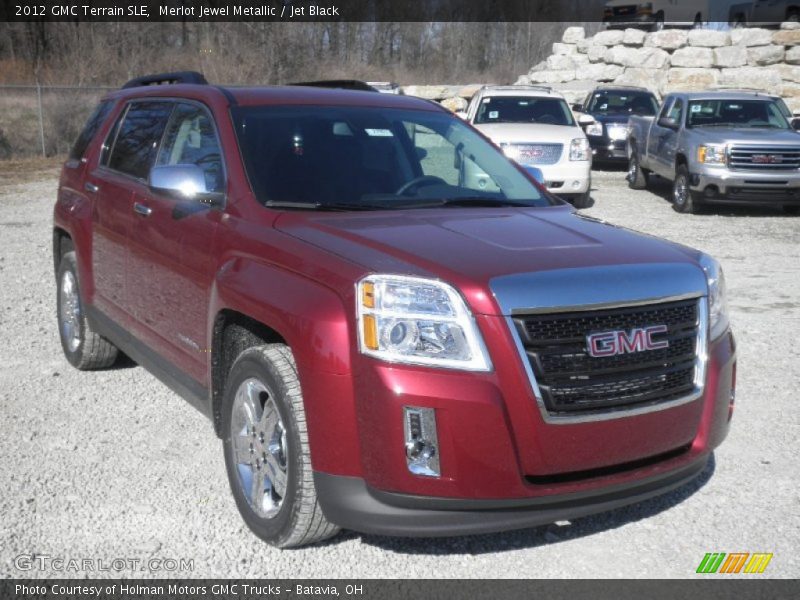Merlot Jewel Metallic / Jet Black 2012 GMC Terrain SLE