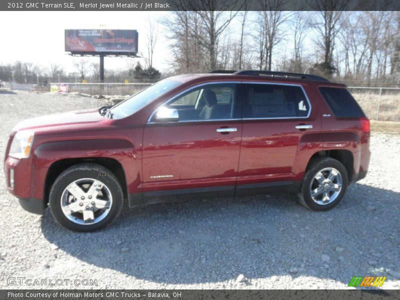 Merlot Jewel Metallic / Jet Black 2012 GMC Terrain SLE