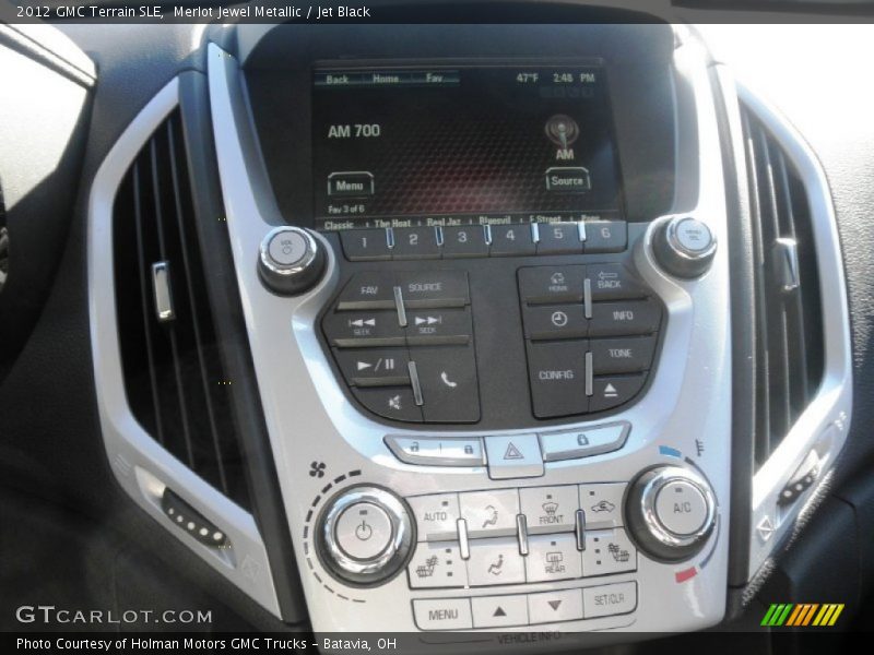 Merlot Jewel Metallic / Jet Black 2012 GMC Terrain SLE