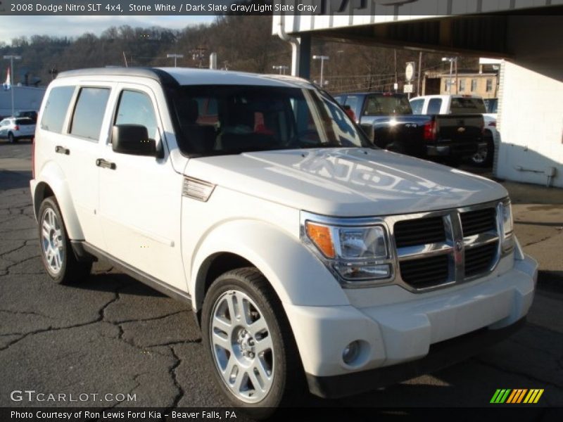 Stone White / Dark Slate Gray/Light Slate Gray 2008 Dodge Nitro SLT 4x4