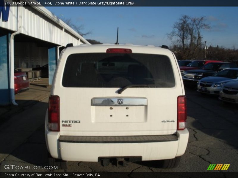 Stone White / Dark Slate Gray/Light Slate Gray 2008 Dodge Nitro SLT 4x4