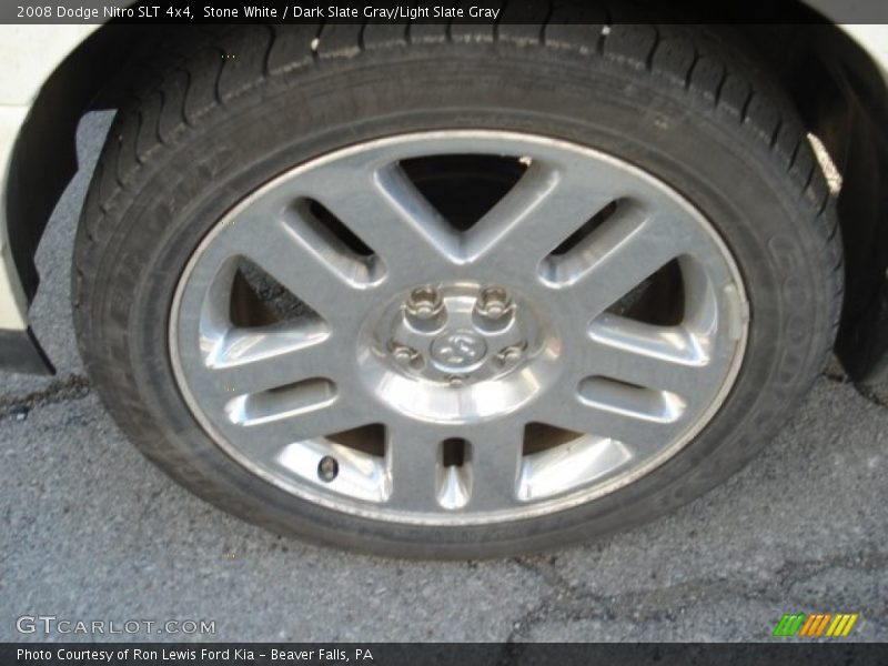 Stone White / Dark Slate Gray/Light Slate Gray 2008 Dodge Nitro SLT 4x4