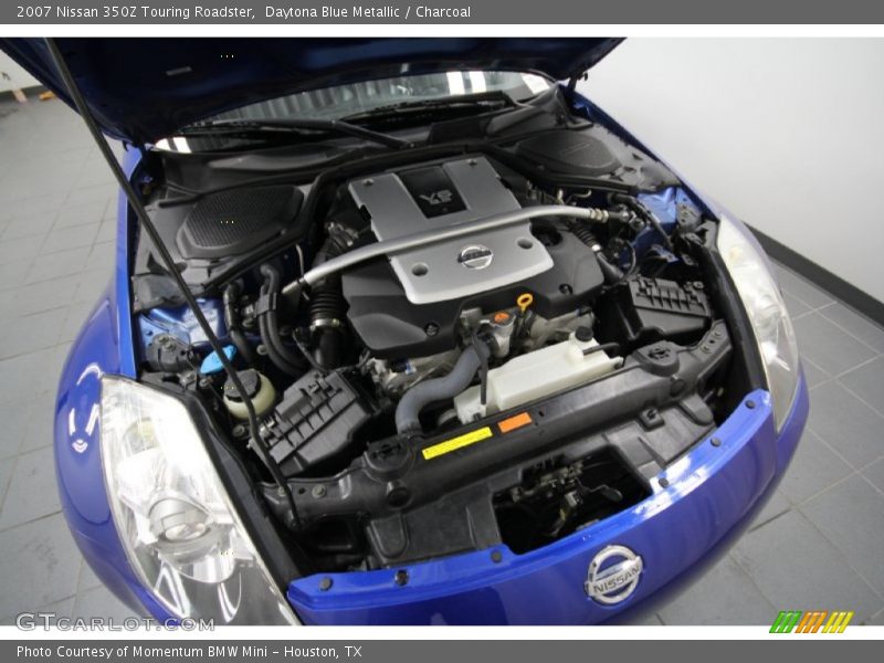 Daytona Blue Metallic / Charcoal 2007 Nissan 350Z Touring Roadster