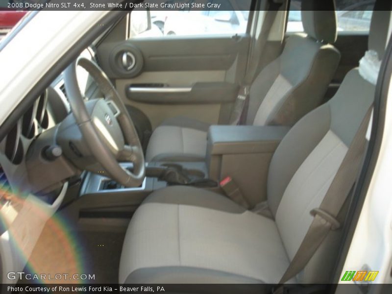 Stone White / Dark Slate Gray/Light Slate Gray 2008 Dodge Nitro SLT 4x4