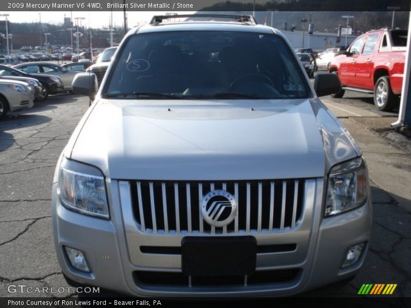 Brilliant Silver Metallic / Stone 2009 Mercury Mariner V6 4WD