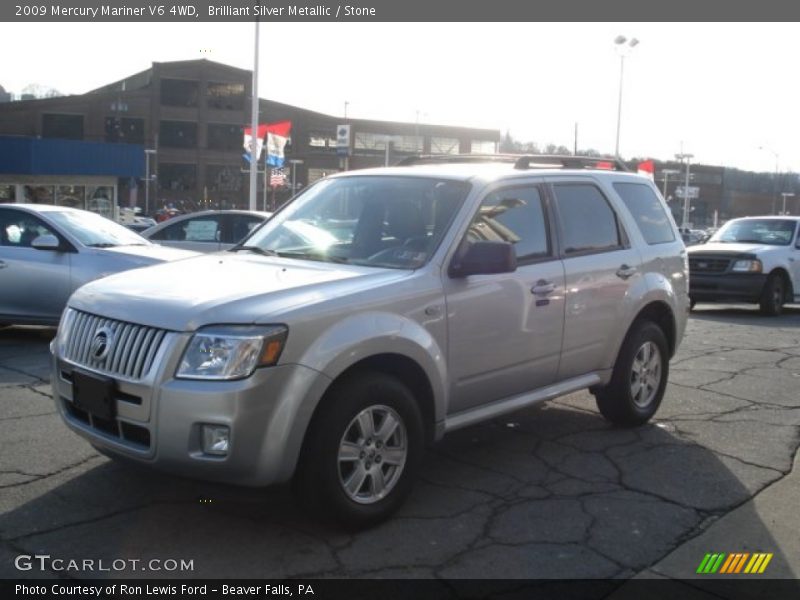 Brilliant Silver Metallic / Stone 2009 Mercury Mariner V6 4WD