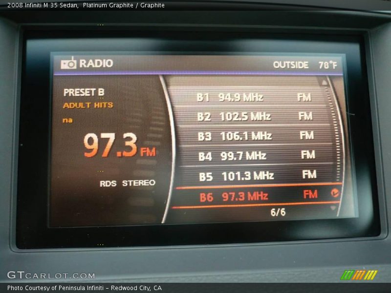 Platinum Graphite / Graphite 2008 Infiniti M 35 Sedan