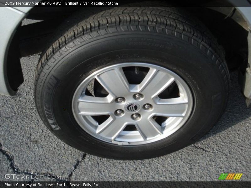 Brilliant Silver Metallic / Stone 2009 Mercury Mariner V6 4WD