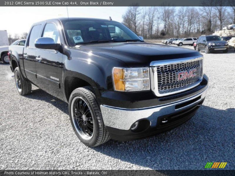 Onyx Black / Ebony 2012 GMC Sierra 1500 SLE Crew Cab 4x4