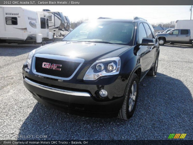 Carbon Black Metallic / Ebony 2012 GMC Acadia SLT