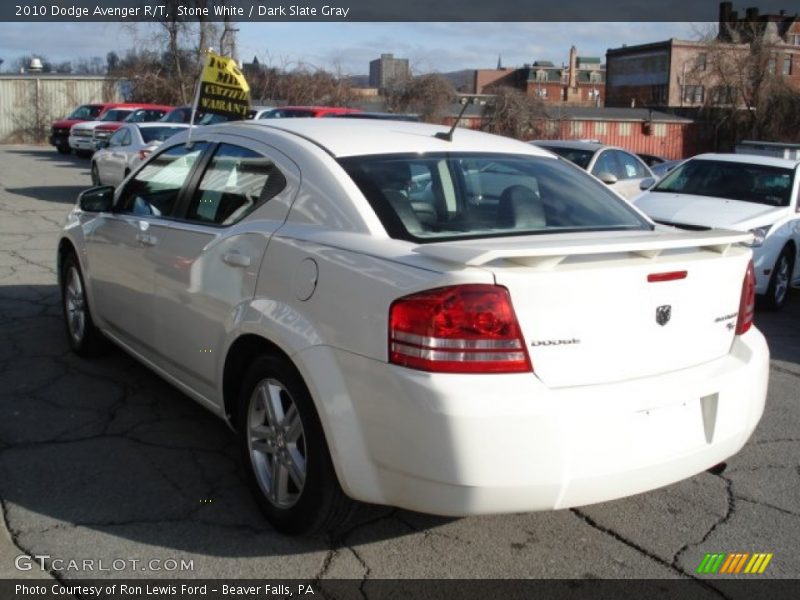 Stone White / Dark Slate Gray 2010 Dodge Avenger R/T
