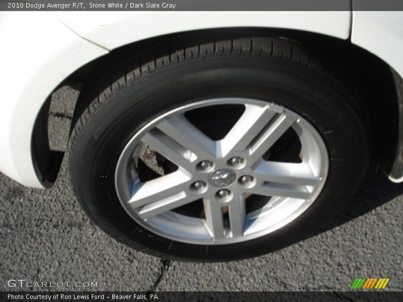 Stone White / Dark Slate Gray 2010 Dodge Avenger R/T