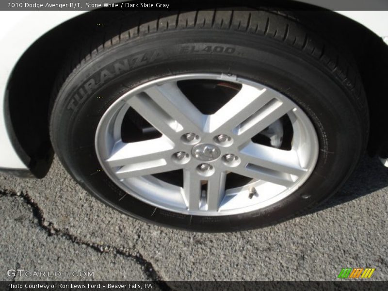 Stone White / Dark Slate Gray 2010 Dodge Avenger R/T