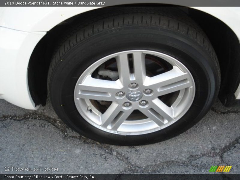Stone White / Dark Slate Gray 2010 Dodge Avenger R/T