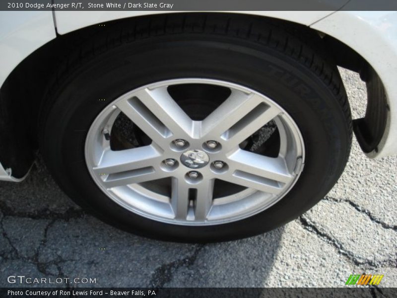Stone White / Dark Slate Gray 2010 Dodge Avenger R/T