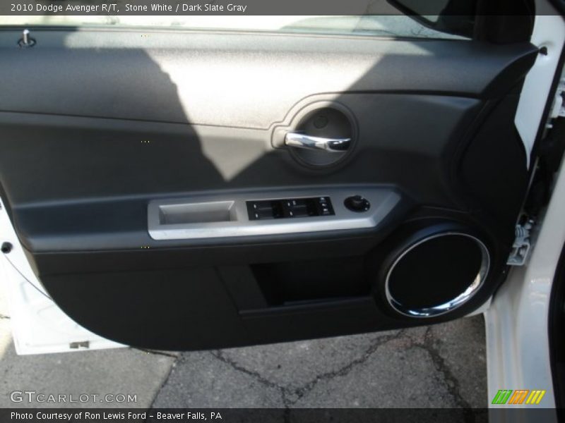 Stone White / Dark Slate Gray 2010 Dodge Avenger R/T