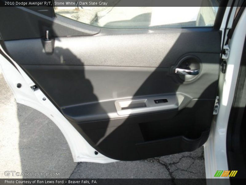 Stone White / Dark Slate Gray 2010 Dodge Avenger R/T