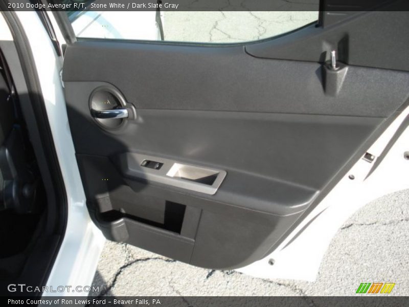 Stone White / Dark Slate Gray 2010 Dodge Avenger R/T