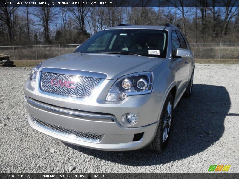 Quicksilver Metallic / Light Titanium 2012 GMC Acadia Denali