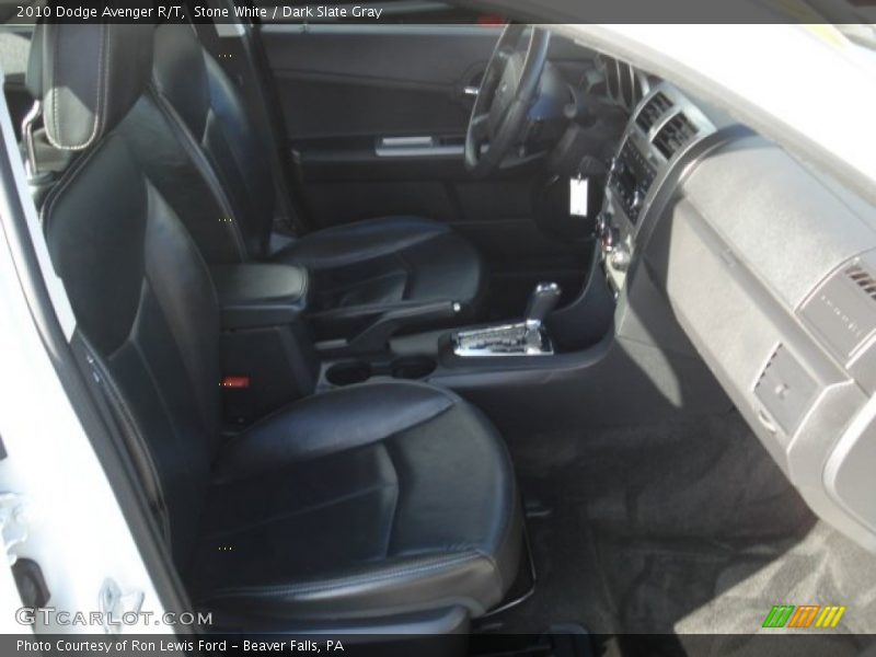 Stone White / Dark Slate Gray 2010 Dodge Avenger R/T
