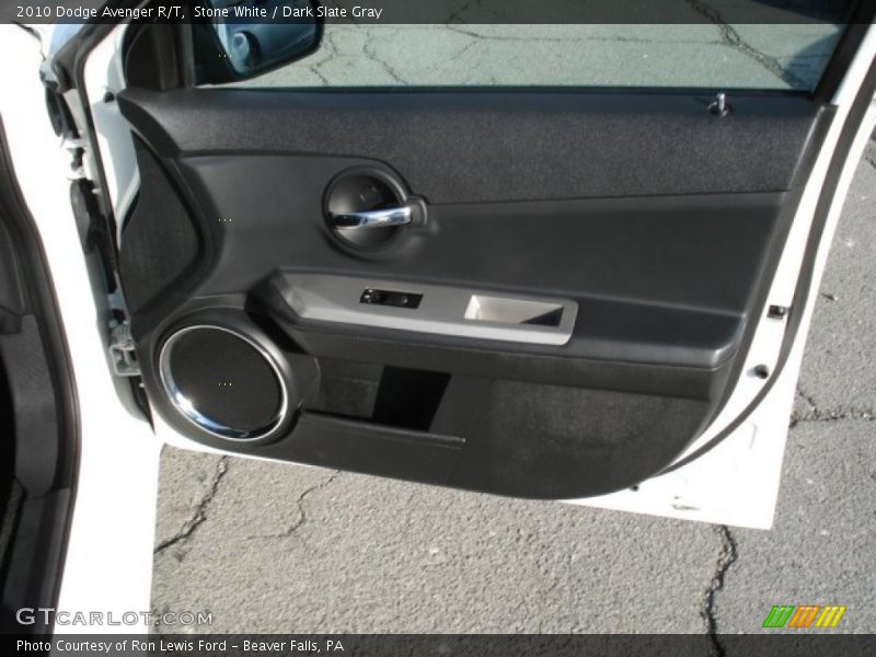 Stone White / Dark Slate Gray 2010 Dodge Avenger R/T