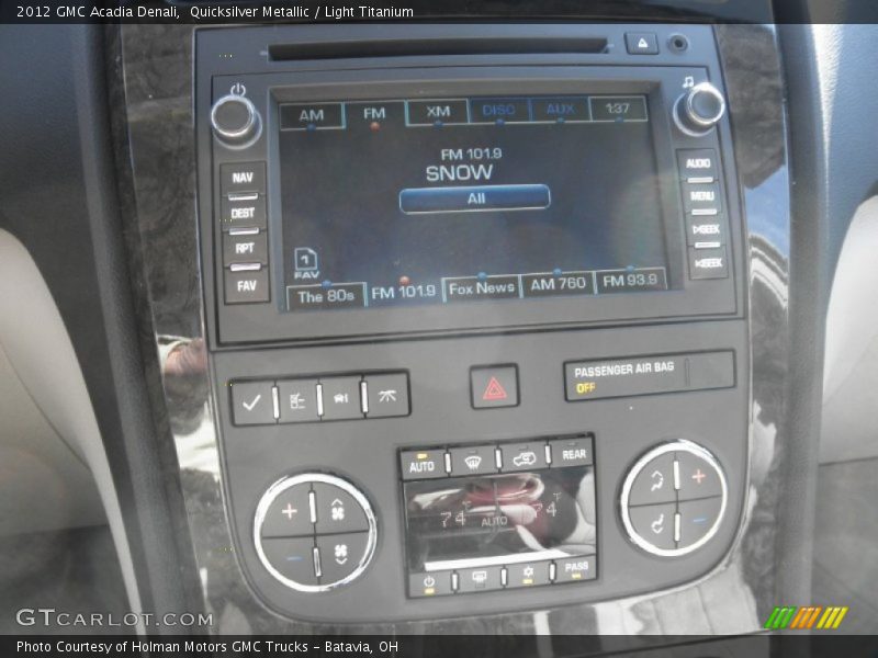 Quicksilver Metallic / Light Titanium 2012 GMC Acadia Denali