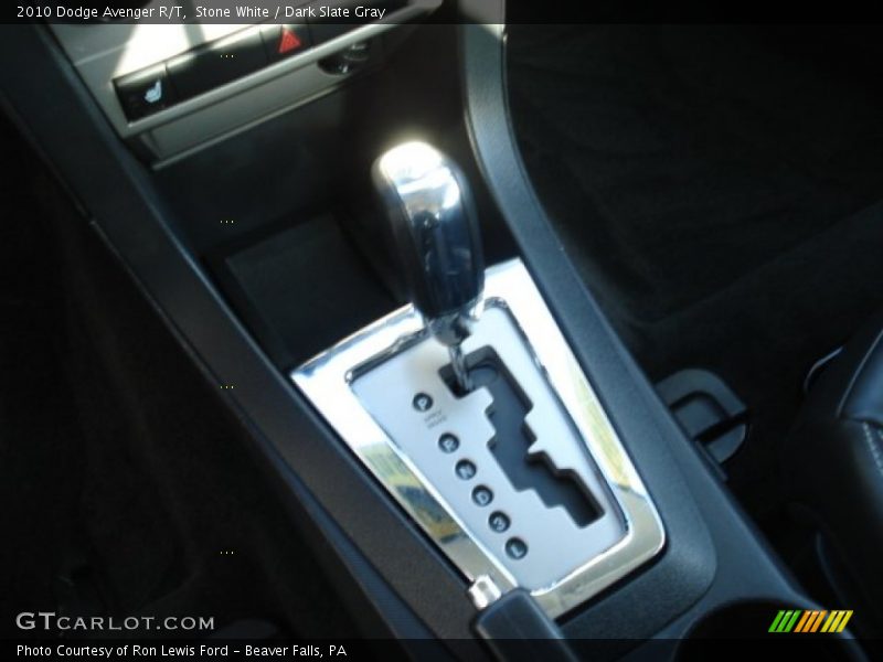 Stone White / Dark Slate Gray 2010 Dodge Avenger R/T