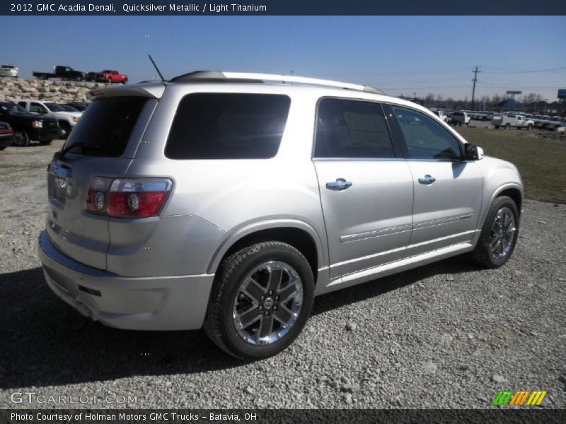 Quicksilver Metallic / Light Titanium 2012 GMC Acadia Denali