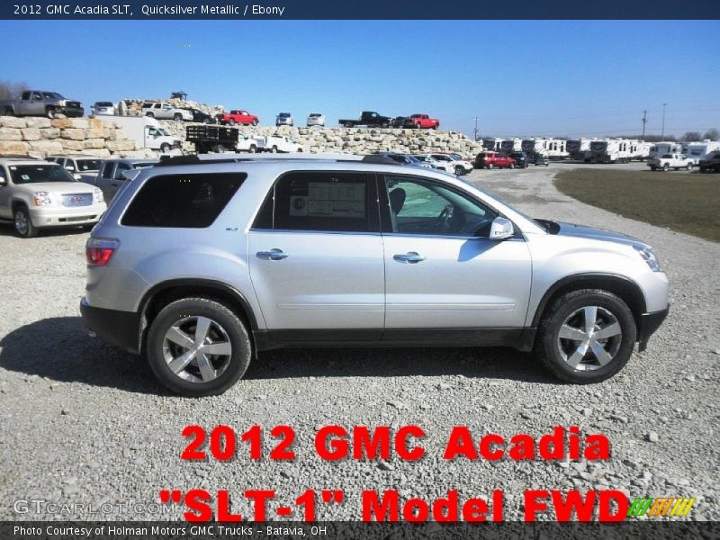 Quicksilver Metallic / Ebony 2012 GMC Acadia SLT