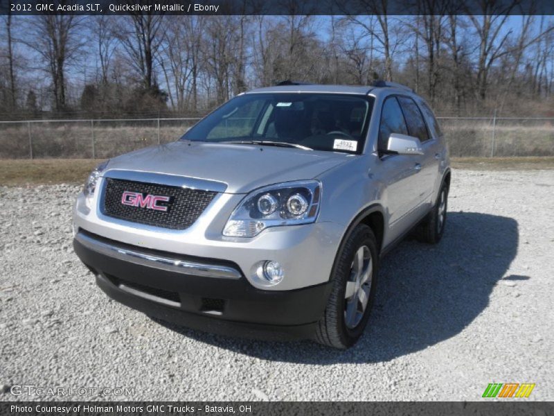 Quicksilver Metallic / Ebony 2012 GMC Acadia SLT