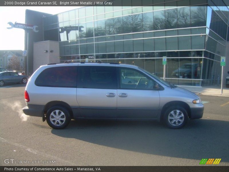 Bright Silver Metallic / Mist Gray 2000 Dodge Grand Caravan SE