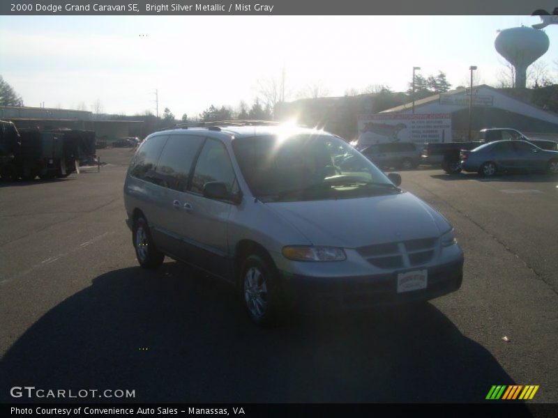 Bright Silver Metallic / Mist Gray 2000 Dodge Grand Caravan SE
