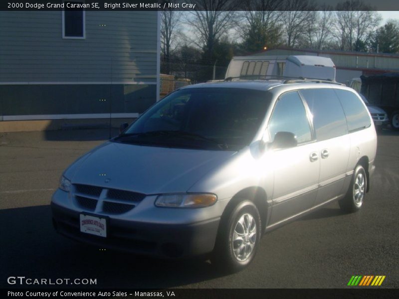 Bright Silver Metallic / Mist Gray 2000 Dodge Grand Caravan SE