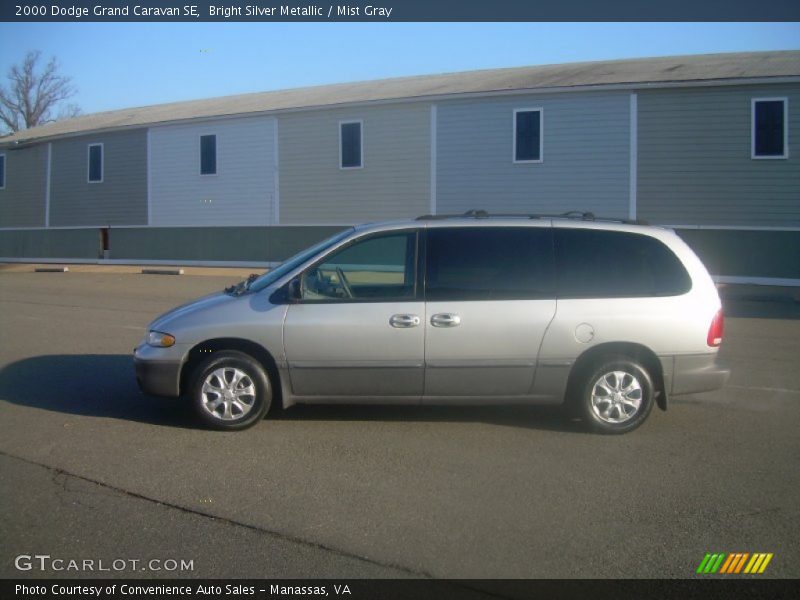 Bright Silver Metallic / Mist Gray 2000 Dodge Grand Caravan SE