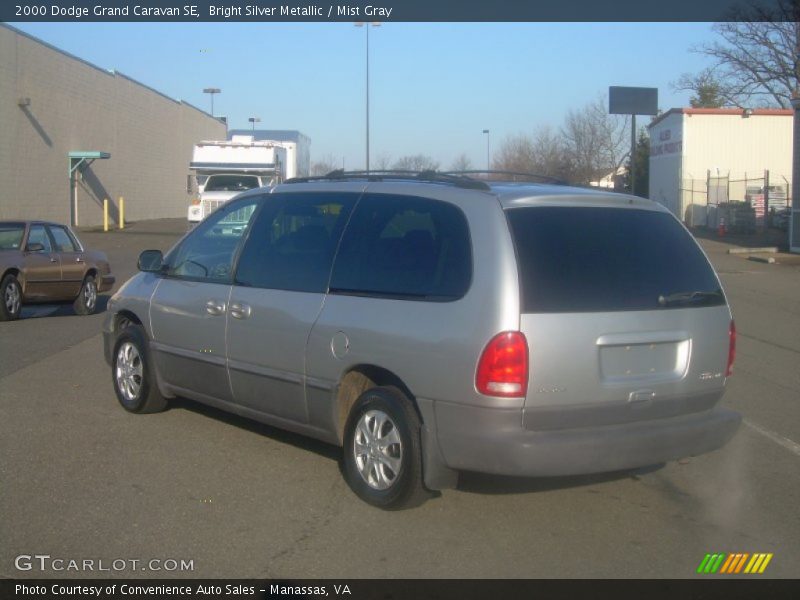 Bright Silver Metallic / Mist Gray 2000 Dodge Grand Caravan SE