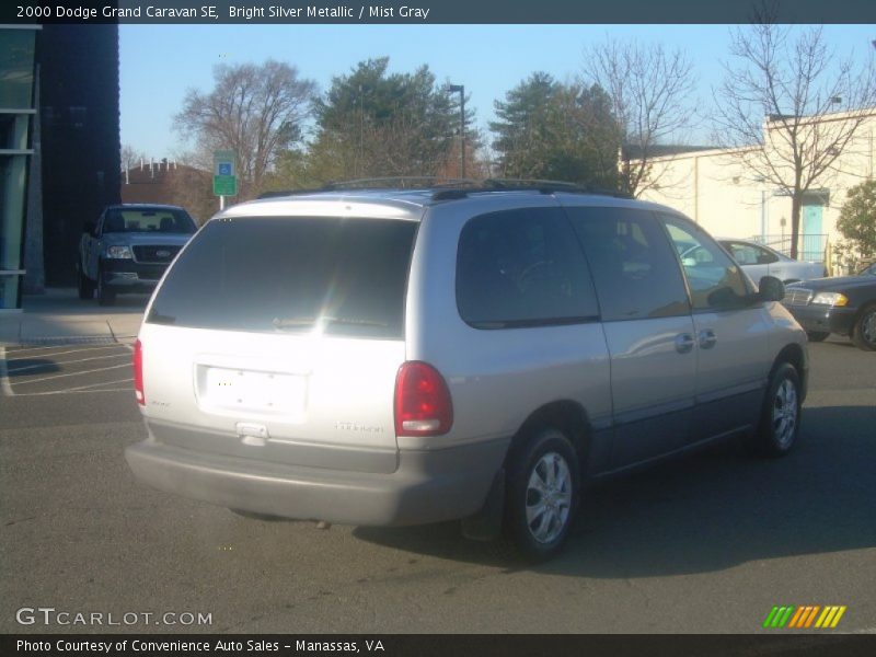 Bright Silver Metallic / Mist Gray 2000 Dodge Grand Caravan SE