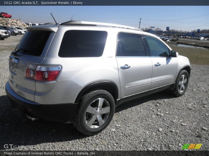 Quicksilver Metallic / Ebony 2012 GMC Acadia SLT