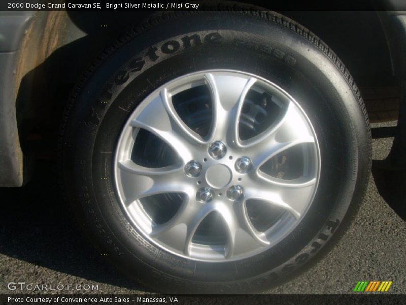 Bright Silver Metallic / Mist Gray 2000 Dodge Grand Caravan SE