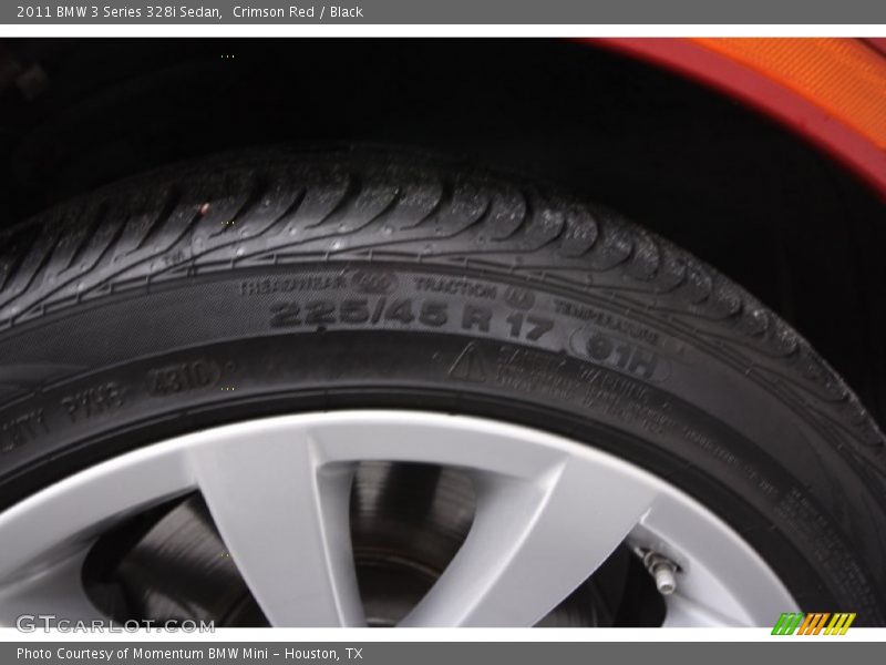 Crimson Red / Black 2011 BMW 3 Series 328i Sedan