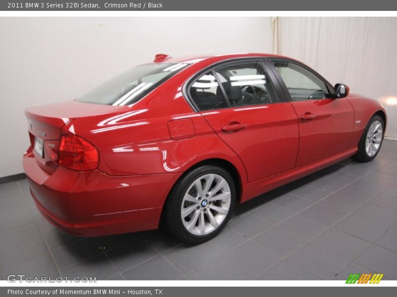 Crimson Red / Black 2011 BMW 3 Series 328i Sedan