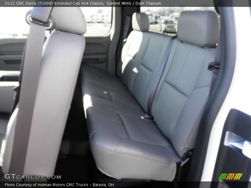 Summit White / Dark Titanium 2012 GMC Sierra 2500HD Extended Cab 4x4 Chassis