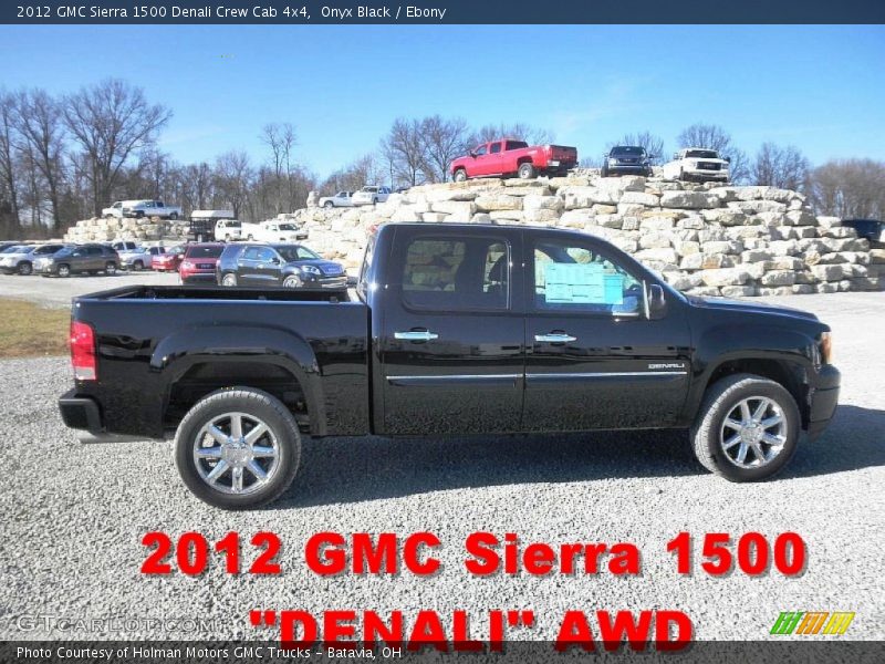 Onyx Black / Ebony 2012 GMC Sierra 1500 Denali Crew Cab 4x4